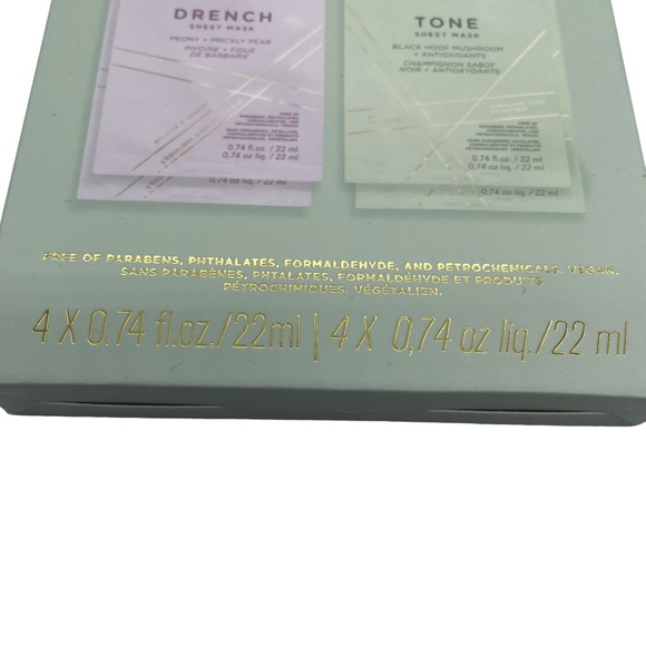 NIB Karuna Drench & Tone Sheet Mask Duo Set of 4 - Picture 5 of 7